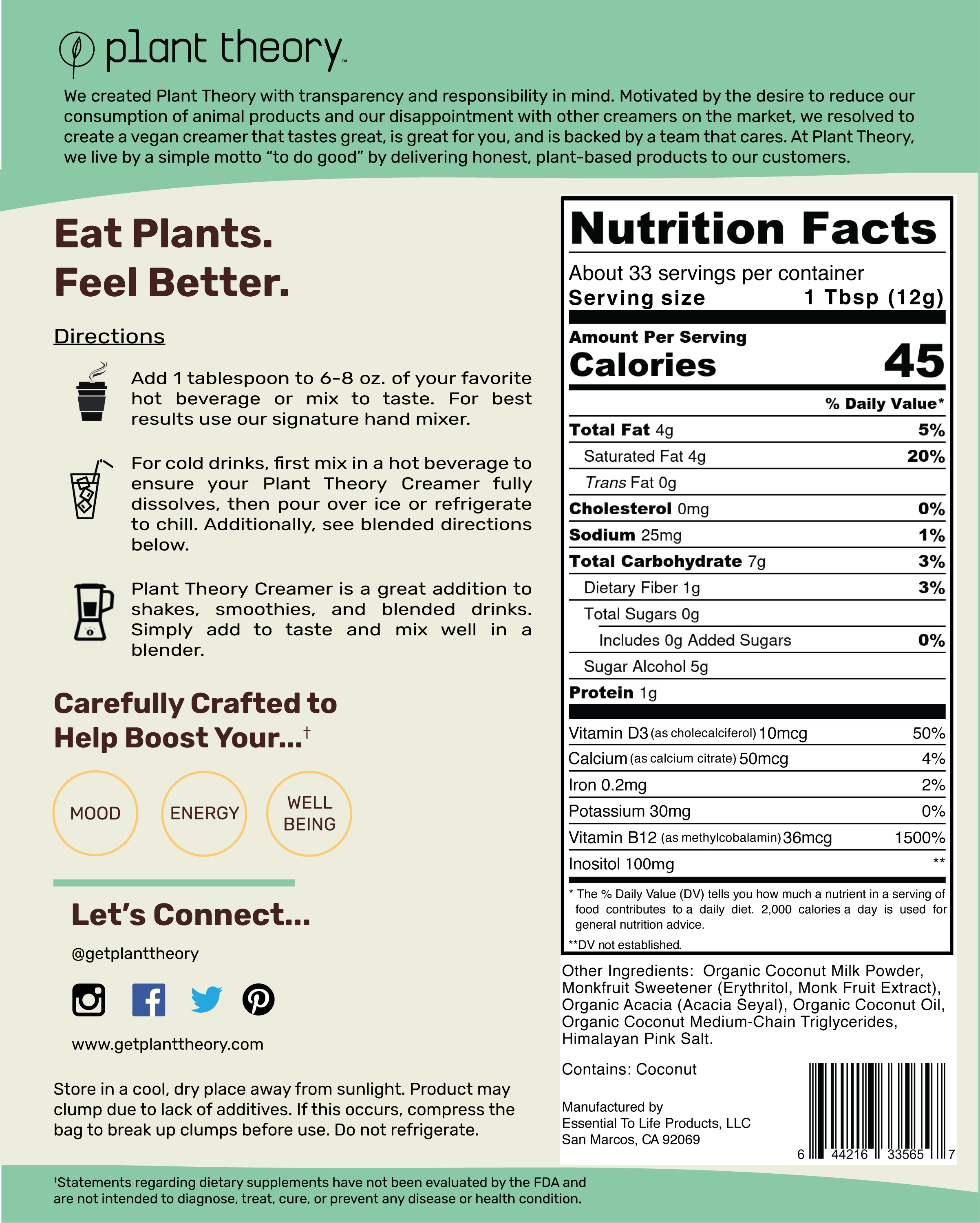 Original Plant-Based Creamer